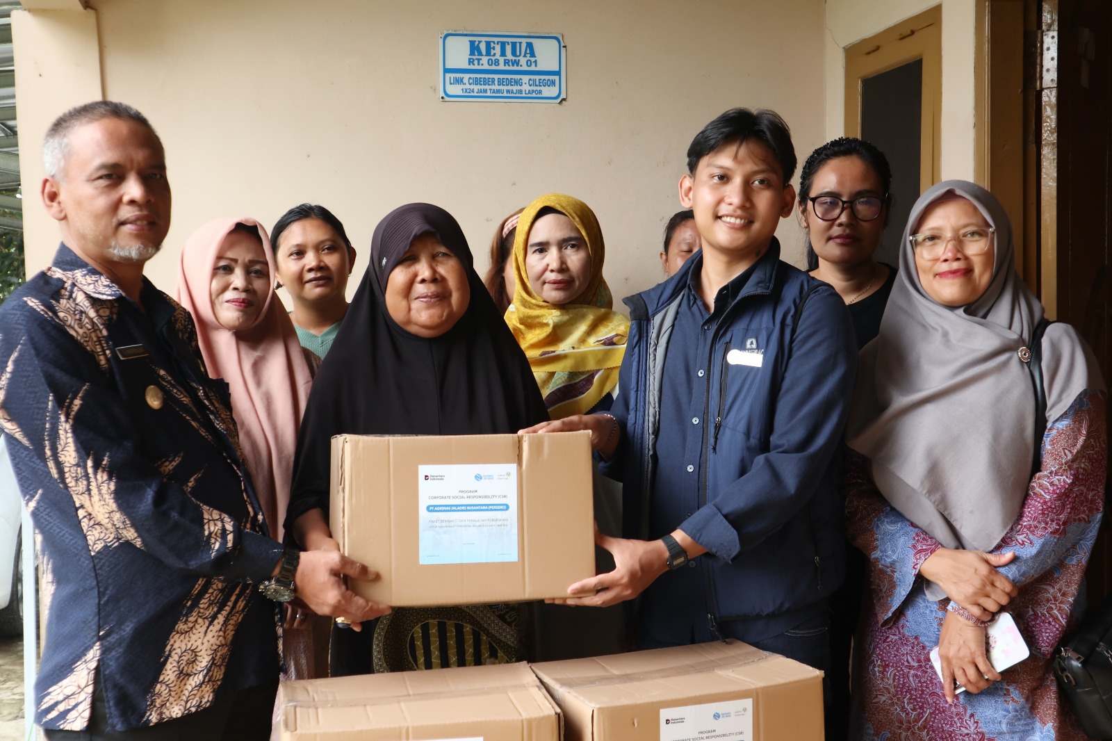 Wujudkan Kepedulian, PT Agrinas Jaladri Nusantara (Persero) dan Sukses Filantropi Kolaborasi Bantu Korban Banjir Cilegon